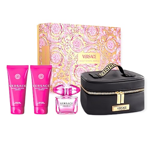 Versace Bright Crystal Absolu EDP 90ml 3 Piece Gift Set